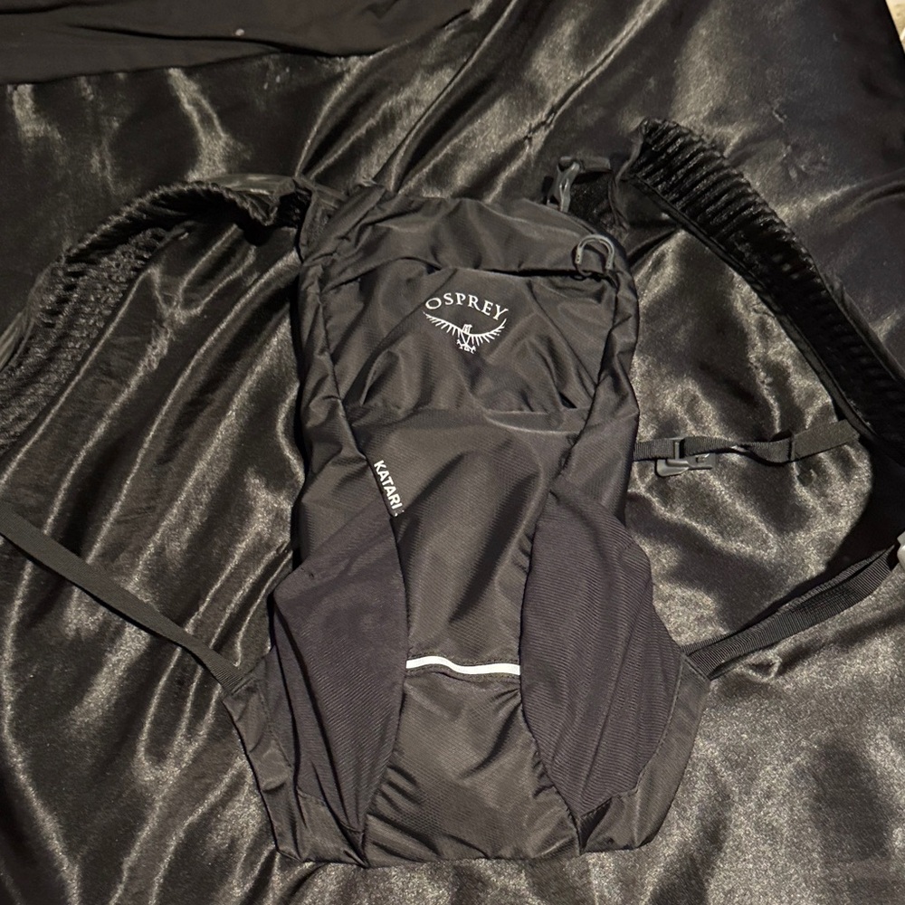 Osprey Black Daypack and Water Bladder